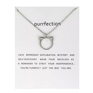 Purrfection Cat Kitten Necklace
